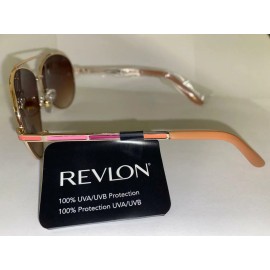 Revlon New Revlon Aviator Fashion Women Metal Gold Summer Sunglasses
