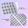 KOUUNOTENN Natural False Eyelashes, Upper Eyelashes, Lower False Eyelashes, Bunched,