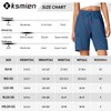 Ksmien - Pantalones cortos cargo para mujer, de secado rápido,