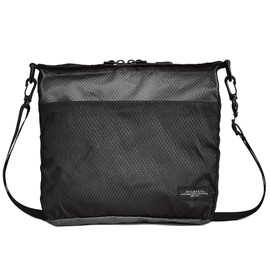 TRIUMPHAL tmps-011 Sacoche Shoulder Bag, Men's, Women's, Nylon, black and charcoal