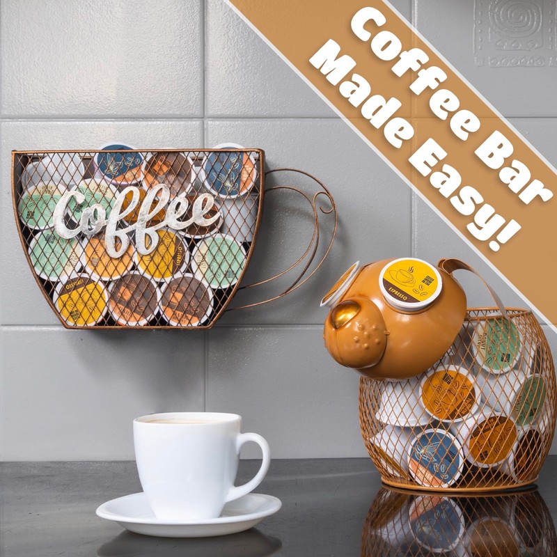 Made Easy Kit Coffee Pod Organizer - Home Coffee Bar