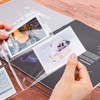 XiowDow 12pcs A5 Binder Pockets Clear PVC Card Holder Top