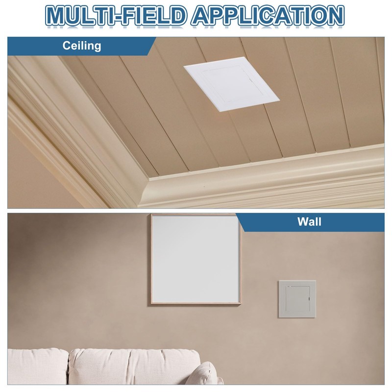 PATIKIL Access Panel for Drywall 4x4 Inch, 1 Set ABS
