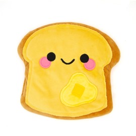 GAMAGO Toast Heating Pad & Pillow Huggable - Microwavable Heat Pad for Cramps, Aches & Anxiety Relief - Cute Heat Pack Stuffed with Eco-Friendly Buckwheat & Dried Lavender