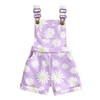 ZZLBUF Toddler Kids Baby Girl Summer Overalls Shorts with Pockets