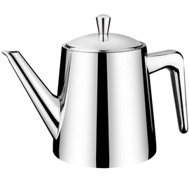 Bevansol 304 Stainless Steel Teapot Long Strain Large Capacity Teapot with Infuser and Removable Filter for Home Restaurant Office Dinnerware Accessories Drinkware Item (1500ml)