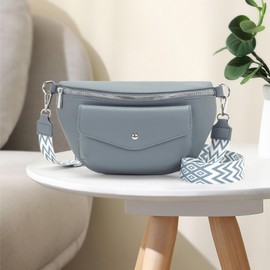 Atgbiem 2025 Bum Bag Women's Shoulder Bag Small Crossbody Bag Small Handbag Beautiful Birthday Gift for Women, sky blue