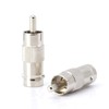 RCA and BNC Coaxial Adapter - BNC Female to RCA