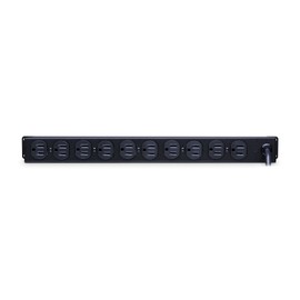 CyberPower CPS1215RM Basic PDU, 100-125V/15A, 10 Outlets, 15ft Power Cord, 1U Rackmount