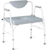 Dr. Dunley Bariatric Drop-Arm Commode – Heavy-Duty Steel Toilet Chair