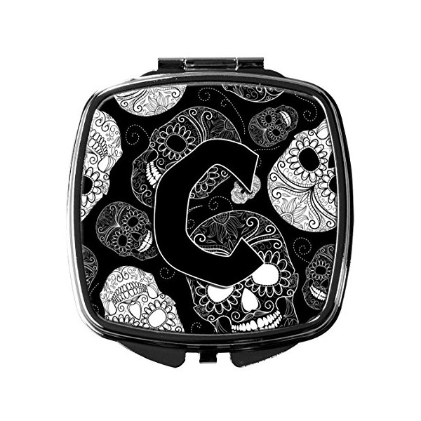 Caroline's Treasures CJ2008-CSCM Letter C Day of The Dead Skulls