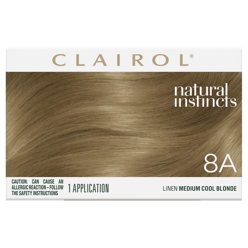 Clairol Natural Instincts Semi-Permanant Hair Colour, 8a Medium Cool Blonde,