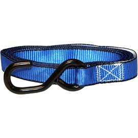 Everest Premium Ratchet Tie Down – 1 PK – 1 IN – 6 FT – 300 LBS Working Load – 900 LBS Break Strength – Cambuckle Alternative – Cargo Straps Perfect for Moving Appliances, Lawn Equipment and Motorcycles