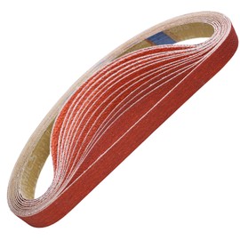 Tonmp 12 Pack 1 x 30 Inch Metal Grinding Ceramic Sanding Belts Kit -2 Pcs Each of 36 40 60 80 100 and 120 Grits Premium Sharpening Sander Belts (1x30 Inch)