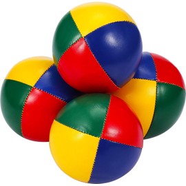4 Pieces Juggling Balls for Beginners, Mini Juggling Kit, Soft Easy, Multicolor Durable Juggle Balls