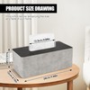PU Leather Tissue Box, Cosmetic Tissue Box, Tissue Box Holder,