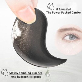 Parches Para Ojos De Perla Negra, Gel Patches 60 Piezas