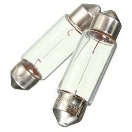 Pair of 12v 5w C5W 239 Festoon Number Plate & Interior Car Bulbs
