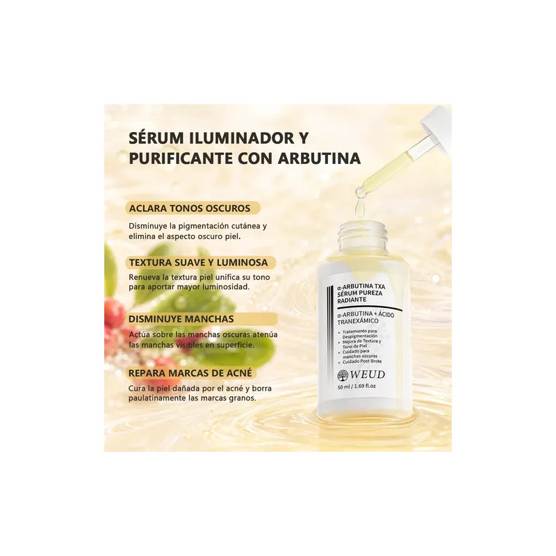 Kit Facial Tónico Vit C Antioxidante + Sérum Iluminador Weud