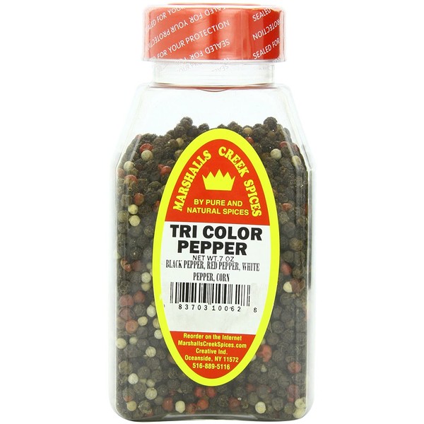 Marshalls Creek Spices Tri Color Pepper Seasoning, 7 Ounce