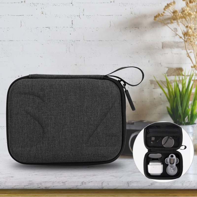 Black Portable Storage Bag Carrying Handbag for Insta360 Go Sports