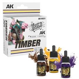 AK-Interactive Ink Set - Timber