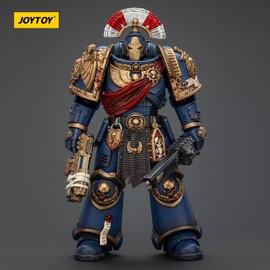 JOYTOY Warhammer 40k Space Marine 2, Ultramarines Lieutenant Titus-Collectors Edition 1/18 Action Figure, Collect and Show Model (NBde-40K-250512-1)