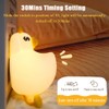 GWALSNTH LED Lying Rich Duck Tapping Lamp, 3 Level Dimmable