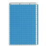 Orions Kyoei Plastic A5 Size Colored Grid Desk Pad【Blue】 CPK-A5-B