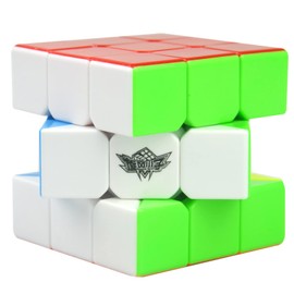 3x3 Speed Cube Cyclone Boys 3x3x3 Magic Puzzles Toys 56mm Stickerless Magic Cube Puzzle Toy for Children Adults