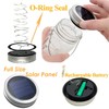 Mason Jar Solar Lantern Lights, 8 Pack 30 LED Bulbs