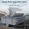 Umbrauto Pop Up Folding Camper Cover Upgraded 7 Layers Top