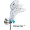 JiePai Vacuum Suction Cup Shower Head Holder,Adhesive Adjustable Suction Handheld