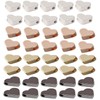 Pack of 40 Heart Beads, Metal Beads, Heart Beads, Spacer Beads for Bracelets, 4 Colours, Metal Beads Crafts, for DIY Bracelets, Necklaces, Earrings Making