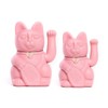Chinesische Glückskatze. Winkende Katze. Maneki Neko viel Glück. PINKE, L