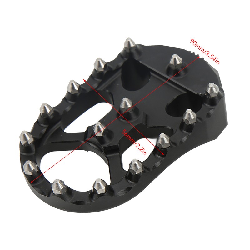 2pcs Front Foot Pegs CNC Aluminum Anodized Anti Slip Replacement