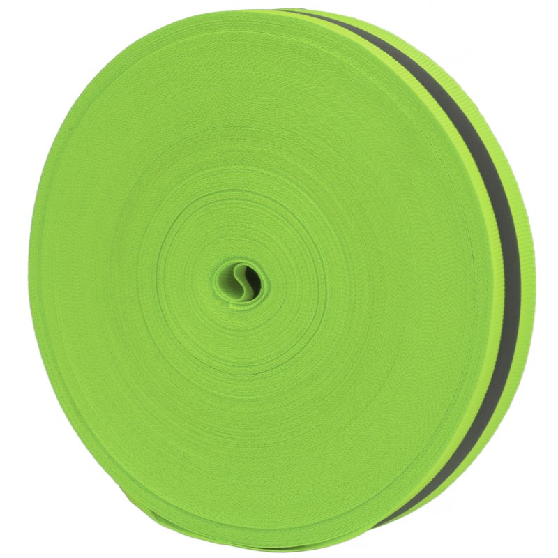 Reflective Ribbon Soft Durable Flexible Fluorescent Ribbon for Improving Night