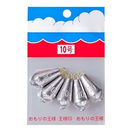 Daiichi Seiko Fishing Weight Pack, Eggplant Shape, No. 10, 23073