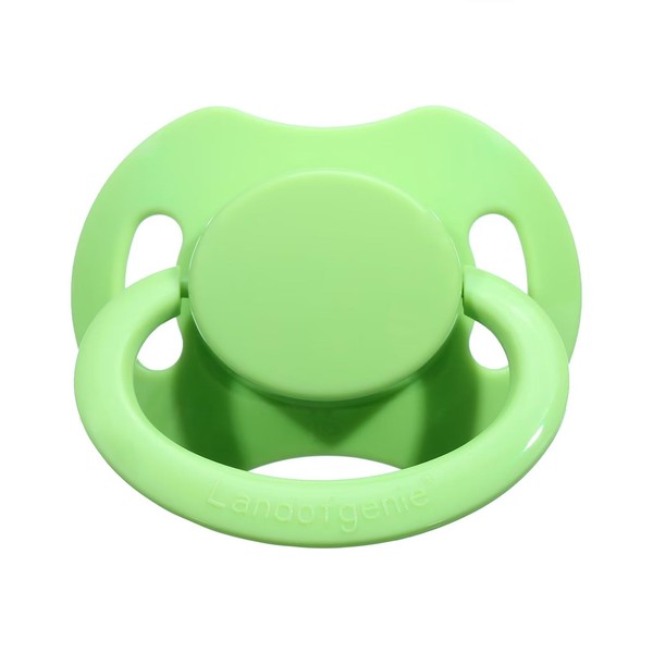 Landofgenie Adult Pacifier Large Teat Shield Dummy for Adults Green