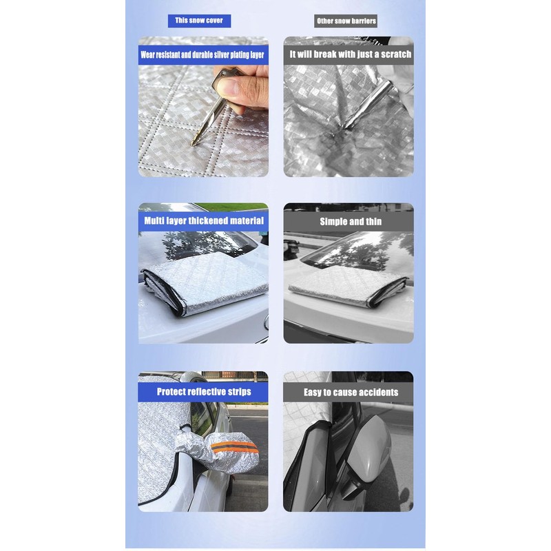 Car Sunshade, Snow Blocking, Antifreeze, Sun Protection, and Rainproof are