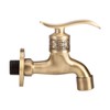 Antique Style Brass Washing Machine Faucet Wall Mount Laundry Cold