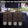 Crocode tears Car Seat Back Storage Hooks Leather, 2Pcs Car