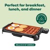 BELLA Griddle Ceramic Copper TI, Healthy-Eco Non-stick Coating, Hassle-Free Clean
