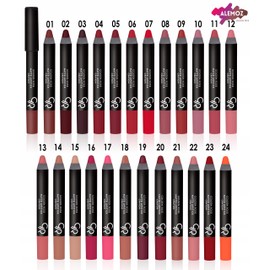 Golden Rose Matte Lipstick Crayon #07 Fire Brick Red II by Golden Rose