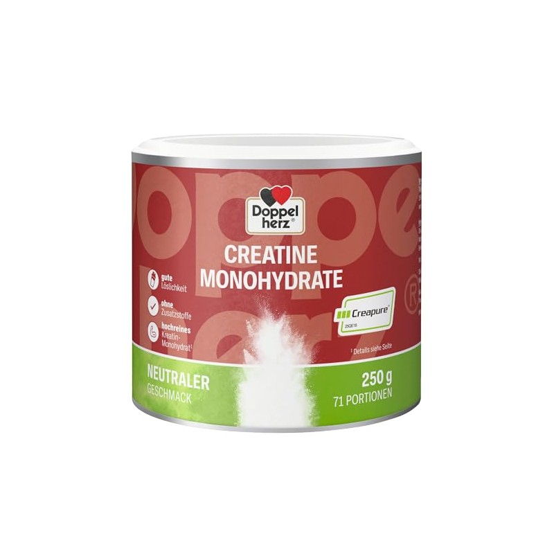 Doppelherz Creatine Monohydrate - High Purity Creatine with Creapure Quality