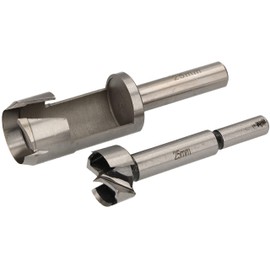 KOTARBAU® Milling Cutter & Drill Bit Set 25 mm Wood Drill Forstner Drill Bit Tang Drill Bit Branch Hole Drill Bit Wood Cone Grafting Drill Bit Wood Cutter