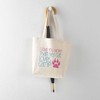 CafePress Love You More Catnip Tote Bag Reusable Natural Beige