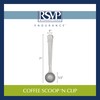 RSVP International Coffee Scoop Collection, 1-1/2 Tablespoon, Clip, Stainless Steel
