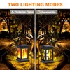 Ollivage Solar Lanterns Outdoor Waterproof Hanging Solar Lanterns Garden Lights