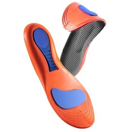 KEQAR 1 Paar Orthopädische Einlegesohlen, Comfysole Fersensporn Einlagen für Ballenzeh, Plantarfasziitis, Herren Damen, zur Unterstützung des Fußgewölbes, Fußschmerzen (40-41)